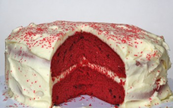 Rauð flauelskaka – Red Velvet Cake
