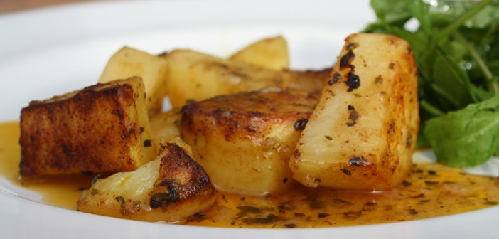 Grískar sítrónukartöflur