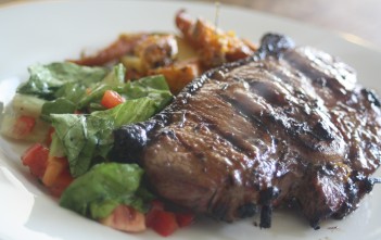 Lamb í sinneps- og hlynsírópslegi