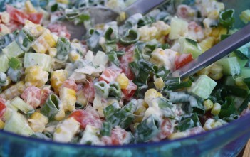 Sumarlegt maíssalat