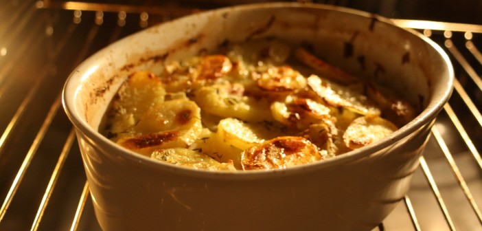 Kartöflugratín – „dauphinoise“