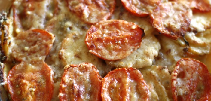 Kartöflugratín í anda Miðjarðarhafsins