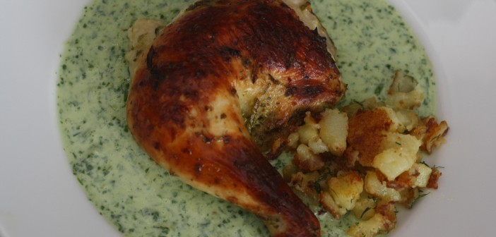 Kjúklingur grænu gyðjunnar